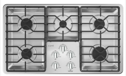 GE CAFE-GAS COOKTOP - MODEL CGP60362T2S1-image