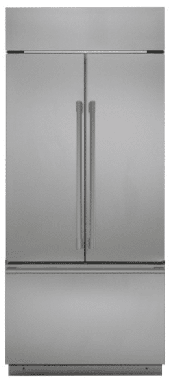 GE 36" BUILT-IN FRENCH DOOR REFRIGERATOR - MODEL ZIPS360NNSS-image