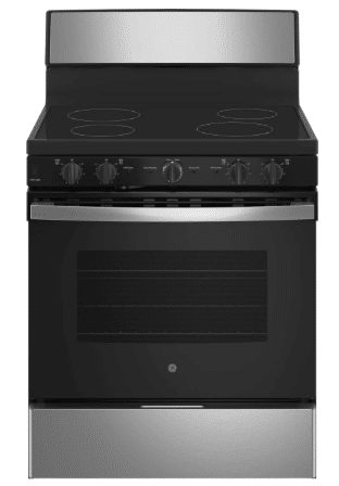 GE 30" FREESTANDING ELECTRIC RANGE - MODEL JB480STSS-image