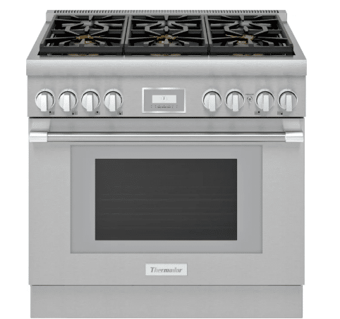 THERMADOR 36" FREESTANDING RANGE - MODEL PRG366WH-image