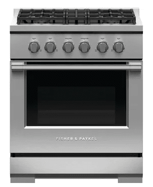 FISHER & PAYKEL 30" GAS RANGE - MODEL RGV3304N-image