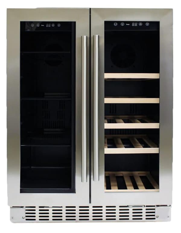 dual zone beverage or wine center