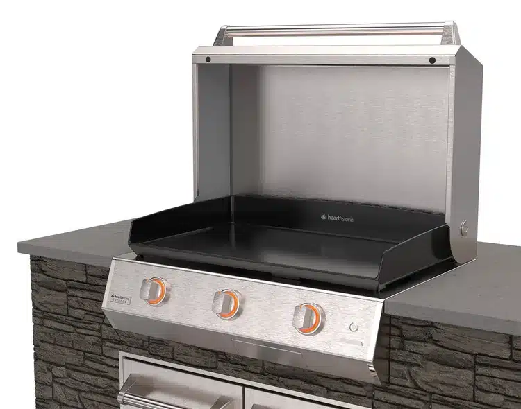 Enameled cast iron griddle
